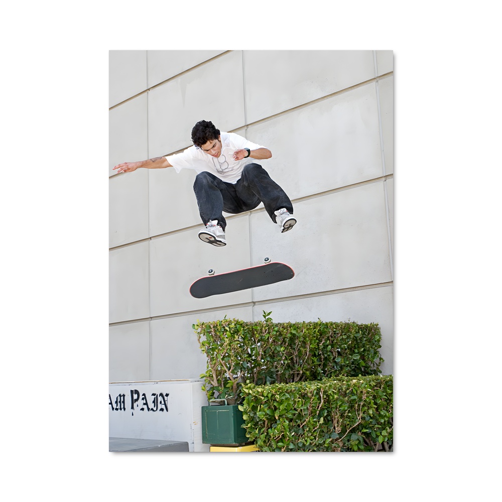Poster Skater Élevé – affiche Skateboard